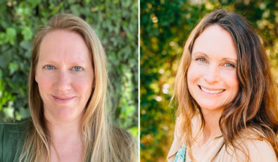 Mothers for Nuclear's Kristin Zaitz and Heather Hoff